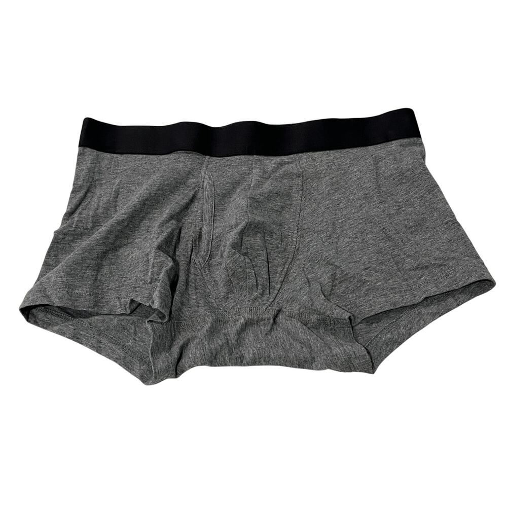 ABERCROMBIE & FITCH Mens 95% Cotton Stretch Trunk Boxer Briefs Gray Size XS